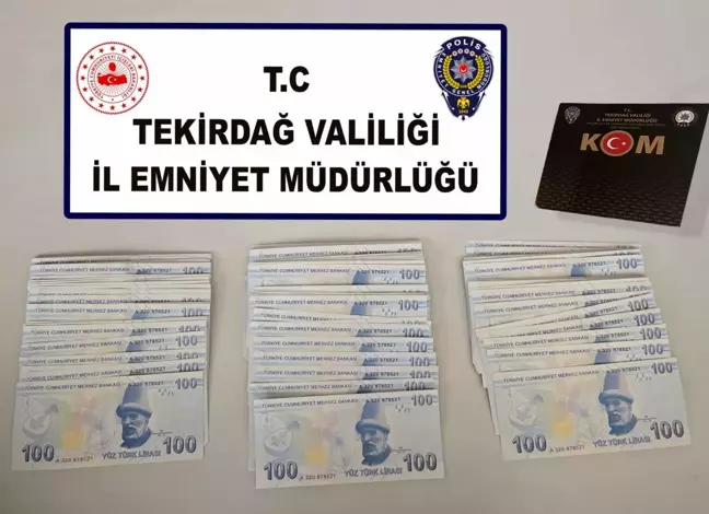 Tekirdağ'da Sahte Para Süren 3 Şüpheli Yakalandı