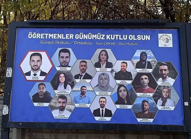 Bingöl'de Öğretmenler Günü Kutlaması Billboardda Yapıldı