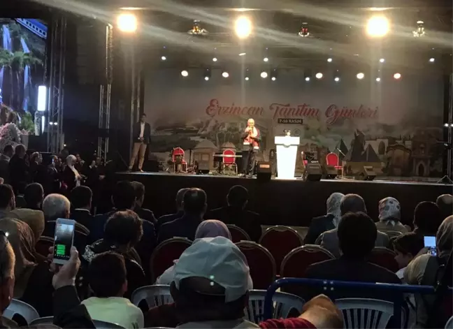 AK Parti İzmir milletvekili Binali Yıldırım Erzincan Tanıtım Günleri'nde