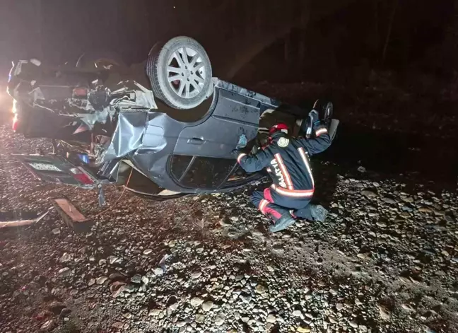 Malatya'da Kaza: Araç Devri Kaza Sonucu İki Yaralı