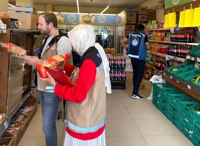 Bayburt'ta Marketlerde Gıda Denetimi Yapıldı