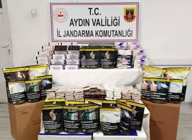 Aydın'da Kaçak Sigara Operasyonu: 44 Bin Makaron ve 10 Kilogram Tütün Ele Geçirildi