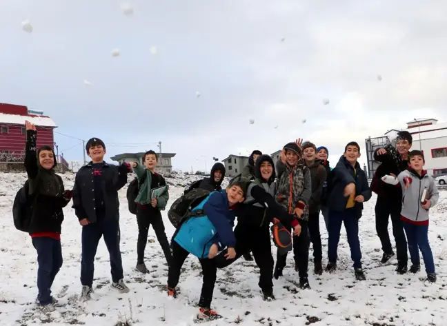 Erzurum'da Kar Yağışı Başladı