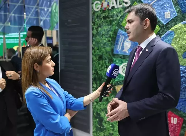 Çevre, Şehircilik ve İklim Değişikliği Bakanı Kurum, devam eden COP29 Zirvesi'ni AA'ya değerlendirdi Açıklaması