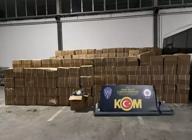 Adana'da Kaçakçılık Operasyonu: 3 Gözaltı