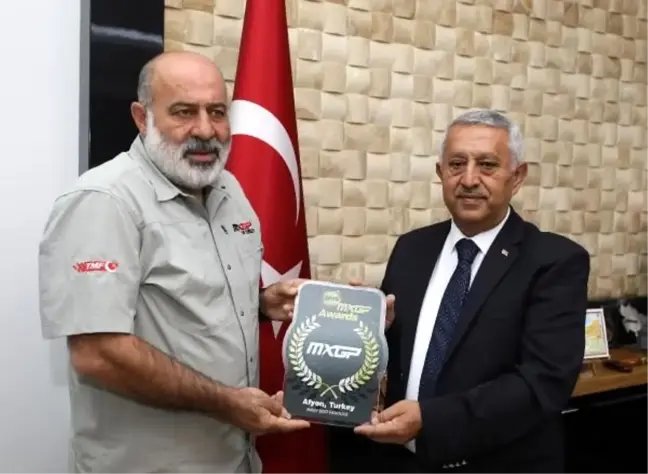 Afyonkarahisar'a mxgp'de 'en iyi padok' ödülü verildi