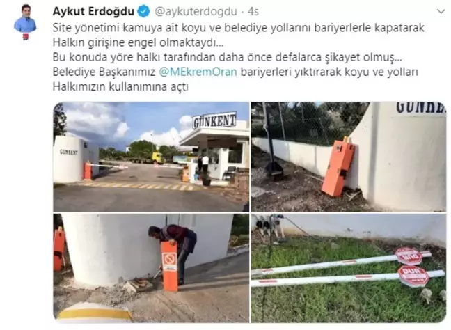 CHP'li Erdoğdu ilk balyozu kendisi vurdu