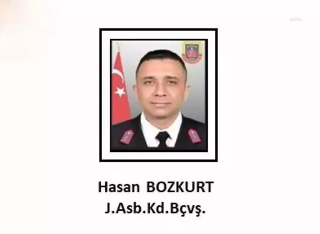 Msb: Jandarma Astsubay Kıdemli Başçavuş Hasan Bozkurt Şehit Oldu