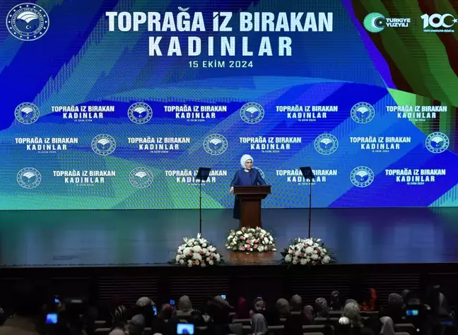 Emine Erdoğan: Ekilmemiş tek bir karış toprağımız kalmasın