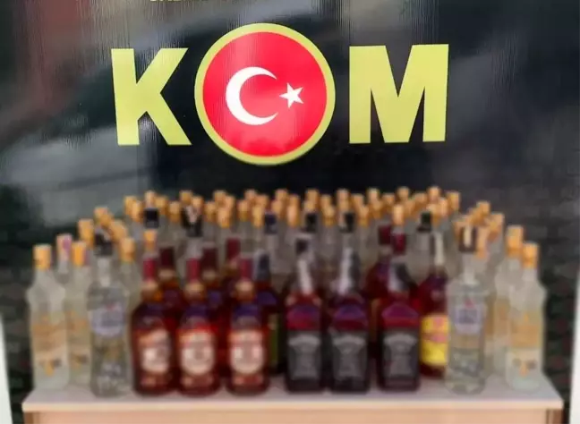 Manisa'da Kaçak İçki Operasyonu: 103 Litre Ele Geçirildi