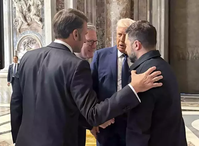 Dünya Liderleri Vatikan'da Görüştü