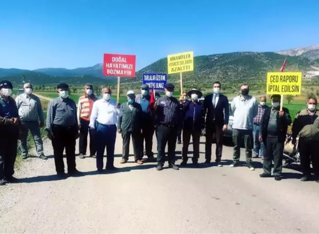 DENİZLİ'DE FAALİYET ALANI GENİŞLETİLMEK İSTENEN TAŞ OCAĞINA TEPKİ