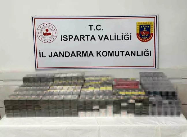 Isparta'da Kaçak Sigara Operasyonu: Çok Sayıda Sigara Ele Geçirildi