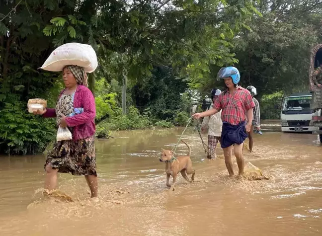 Myanmar'da Sel ve Toprak Kaymaları: 74 Ölü, Arama Kurtarma Devam Ediyor