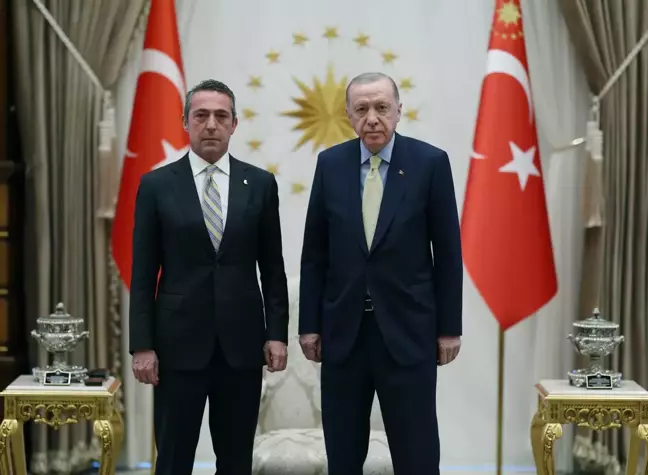 Cumhurbaşkanı Erdoğan, Fenerbahçe Başkanı Ali Koç'u kabul etti