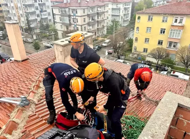 Niğde'de Çatıdan Düşen İki Çocuk Kurtarıldı