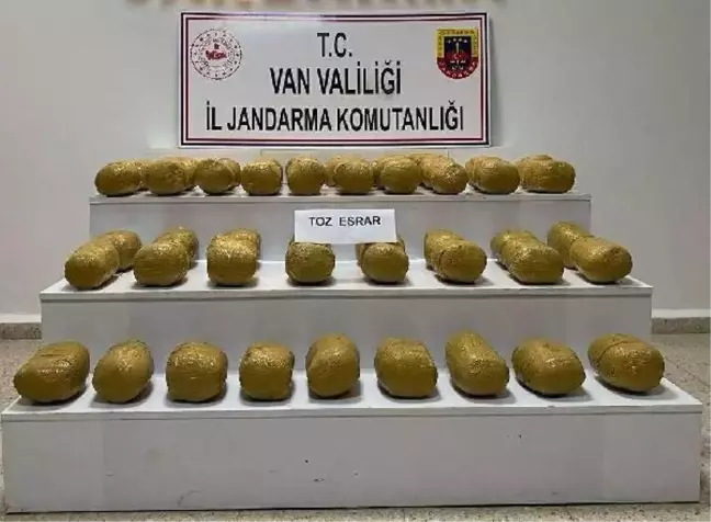 Başkale'de 51 Kilo Esrar Ele Geçirildi