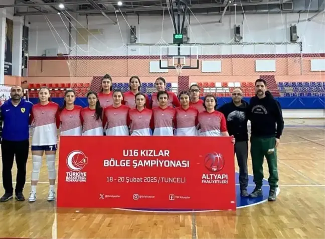 Dersim Akademi Spor Kız Basketbol Takımı Bölge Şampiyonu