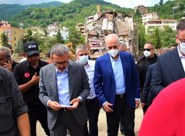 AK Parti heyeti sel felaketi yaşanan Bozkurt'ta incelemelerde bulundu