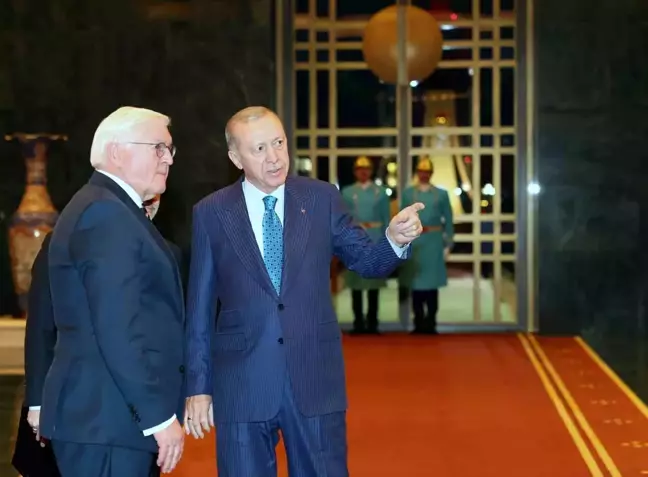 Cumhurbaşkanı Erdoğan, Almanya Cumhurbaşkanı Steinmeier ile görüştü