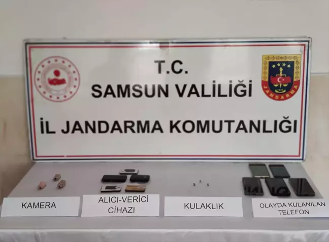 Samsun'da Ehliyet Sınavında Kopya Çekme Düzenine Operasyon