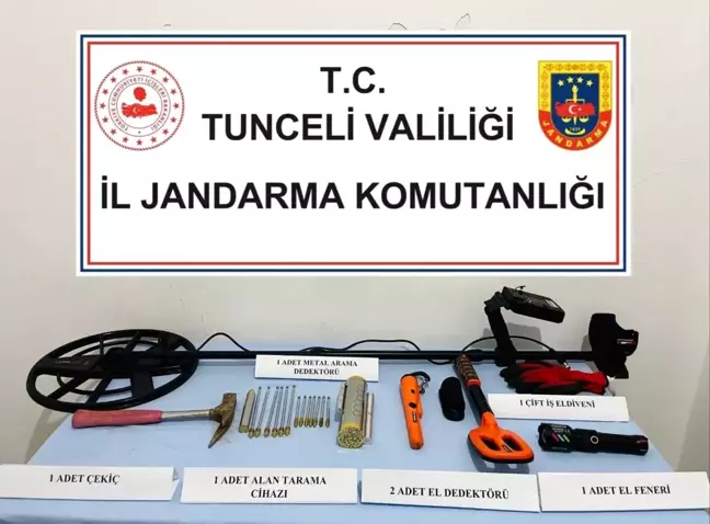 Tunceli'de 3 Bin Yıllık Sitede İzinsiz Kazı Yapan 3 Kişi Yakalandı