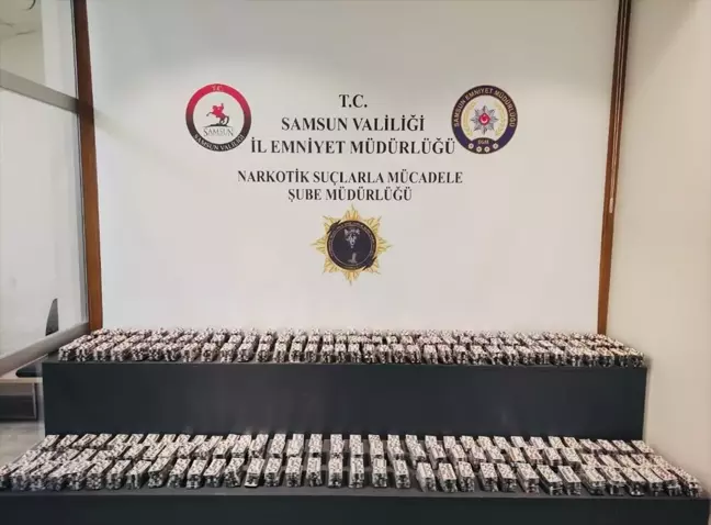 Samsun'da Uyuşturucu Operasyonu: 14 Bin Hap Ele Geçirildi