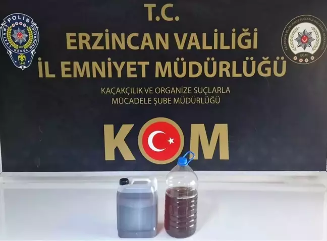 Erzincan'da Sahte İçki Operasyonu: 1 Şüpheli Yakalandı