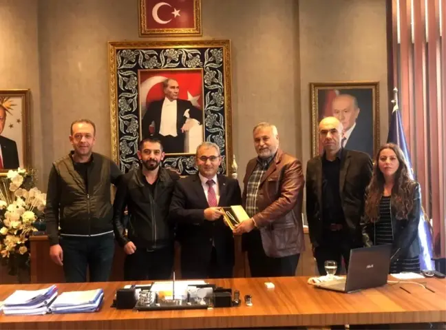 Esnaf Derneği'nden Başkan Işık'ı ziyaret