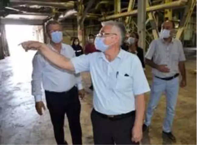 Pancar alım kampanyası öncesi Akay, üretim tesislerini inceledi