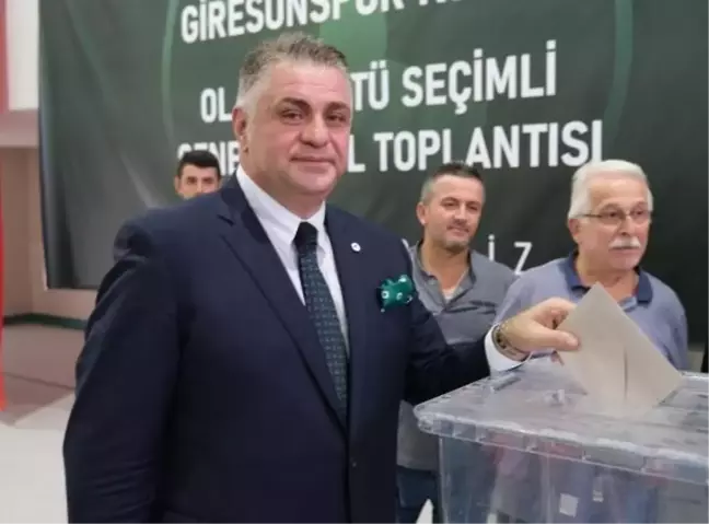 Giresunspor'da Nahid Yamak yeniden başkan seçildi