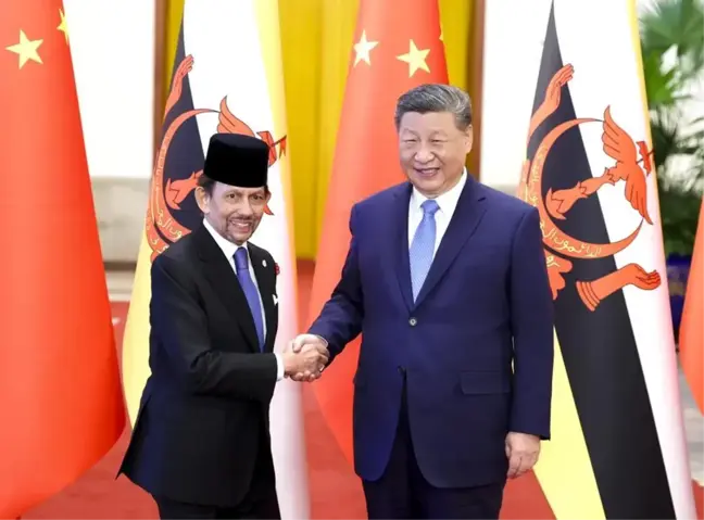 Xi Jinping, Brunei Sultanı ile Görüştü