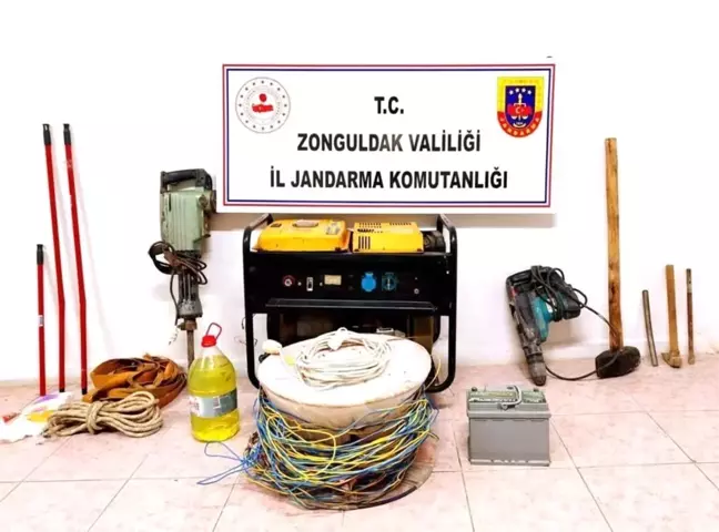 Zonguldak'ta Kaçak Kazı Yapan 7 Şahıs Yakalandı