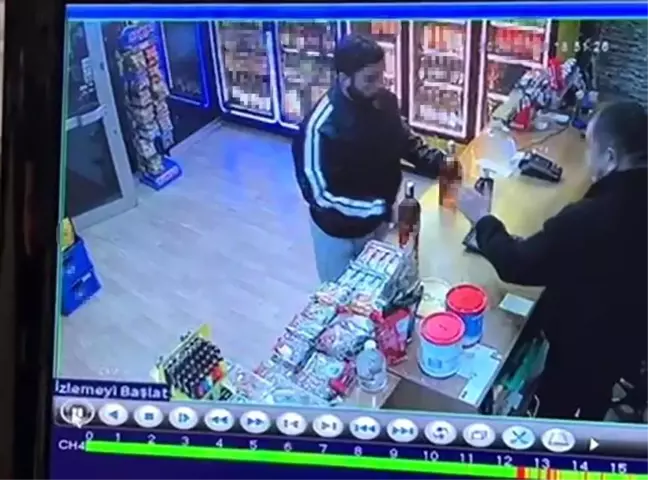 Kocaeli'de Alkollü Müşteri Tekel Bayiden Kaçtı