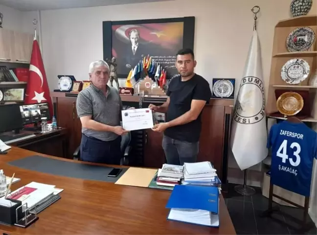 Yangında görev yapan personellere başarı belgesi
