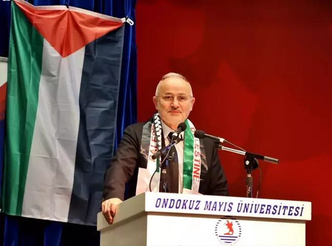OMÜ'de Filistinli Öğrencilerle Aksa Tufanı Programı Gerçekleştirildi
