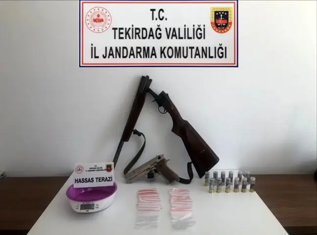 Tekirdağ'da Uyuşturucu ve Silah Operasyonu: 6 Kişi Hakkında İşlem Yapıldı