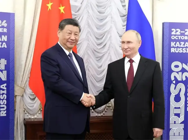 Xi Jinping ve Vladimir Putin Kazan'da Bir Araya Geldi