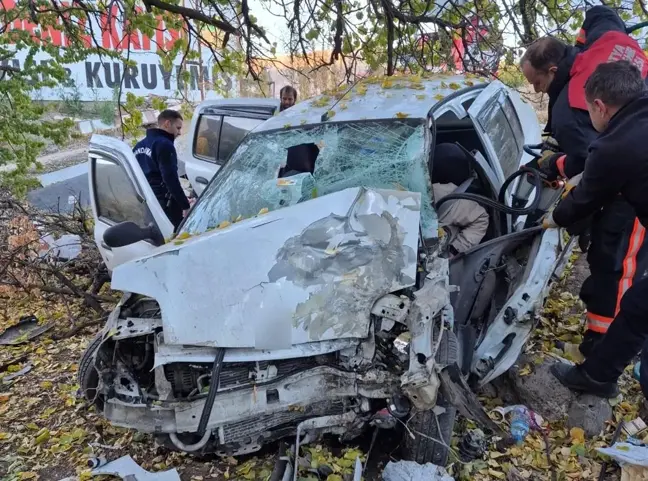 Malatya'da Kaza: Otomobil Kayısı Bahçesine Daldı, 4 Yaralı