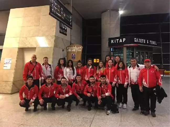 Avrupa Halter Şampiyonası'na Katılacak Olan Gençler ve 23 Yaş Altı Milli Takımı Arnavutluk'a Gitti