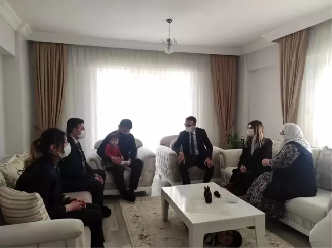 Osmancık'ta şehit ailelerine ziyaret