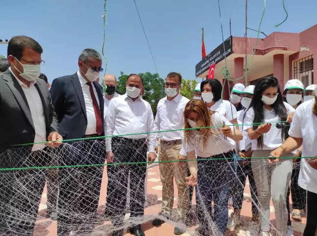 Samandağ Kaymakamı Murat Kütük, ağ donatım kursunu ziyaret etti