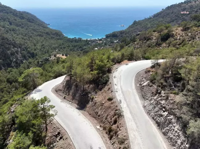 Muğla haberleri... Fethiye'de Kabak Koyu Yolu Yapıldı