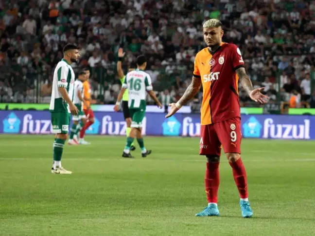 Konyaspor, Galatasaray'a 2-1 mağlup oldu