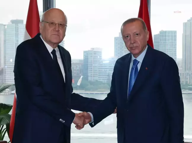 Erdoğan, Lübnan Başbakanı Mikati ile New York'ta Görüştü