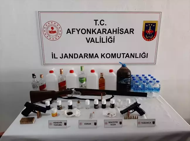 Afyonkarahisar'da Sahte İçki Operasyonu: 3 Gözaltı