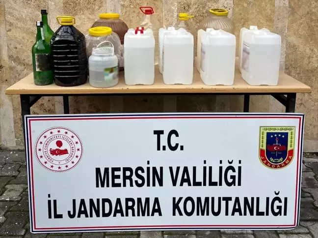 Mersin'de Sahte İçki Operasyonu: 85 Litre Ele Geçirildi