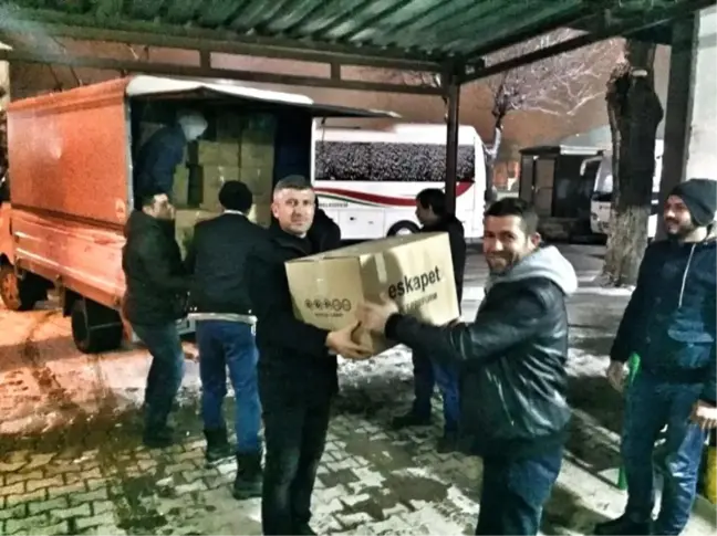 Halep'e Osmaneli'den Yardım Eli