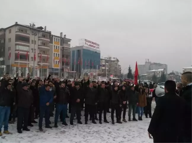 Teröre Lanet Türk Polisine Destek' Yürüyüşü Düzenlendi