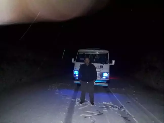 Aydın'ın Yüksek Kesimlerinde Kar Sevinci Yaşandı